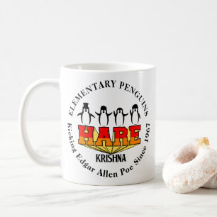 Fab Vier Elementarpinguine Kaffeetasse