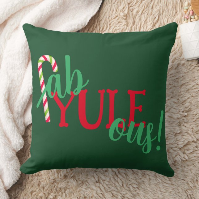 Fab-WEIHNACHTEN-ous! Weihnachtsfeiertag Kissen (Decke)