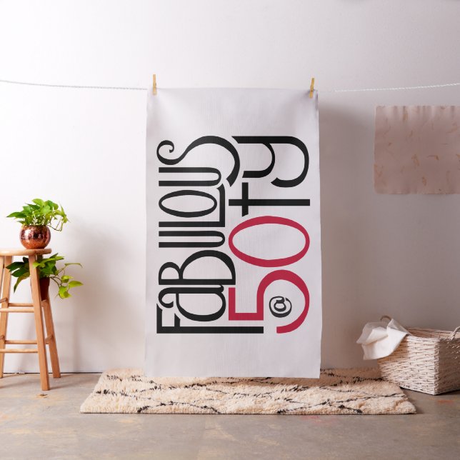 Fabelhaft bei 50 roten Geweben Stoff (Beispiel)