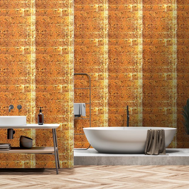 "Fabelhaft Imitate Leder" Tapete (Badezimmer)