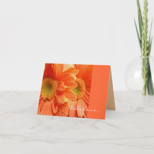 Fabelhaft… Sie sind schwanger Karte (Vorderseite)