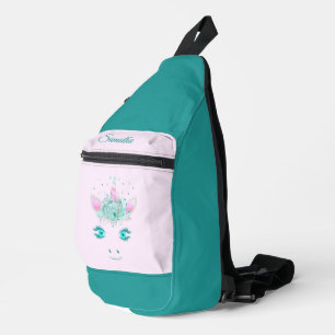 Fabelhaft Süße Einhorn Blumen Gesicht 1 Crossbody Bag