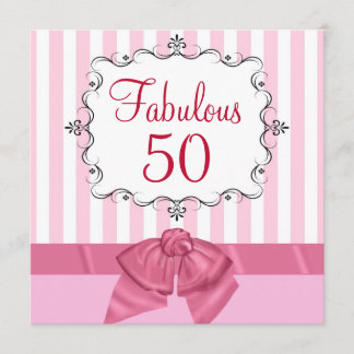Fabelhafte 50 - Kundenspezifische Einladung