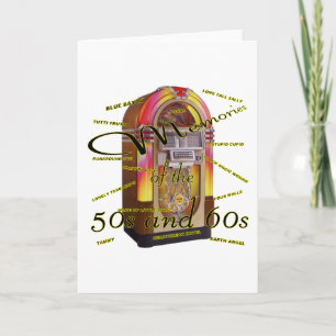 Fabelhafte 50er‑Jukebox Karte