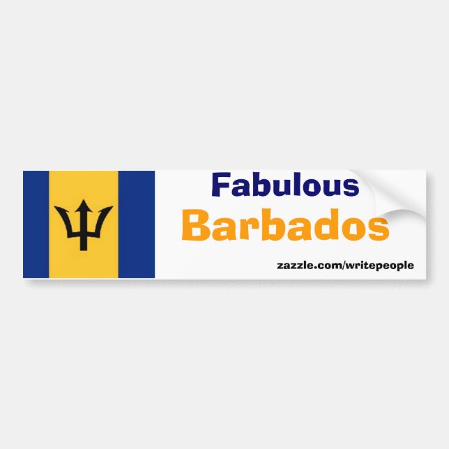 fabelhafte Barbados Autoaufkleber (Vorne)