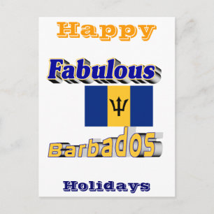 fabelhafte Barbados Feiertagspostkarte