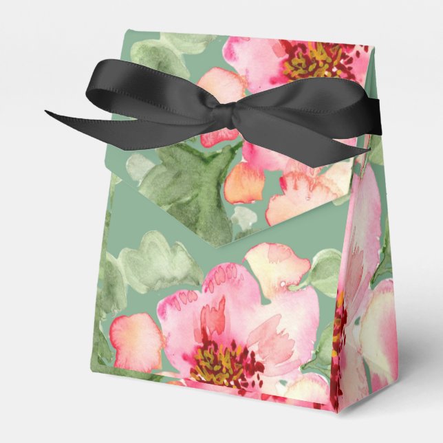 Fabelhafte Blumen-Gartenparty-Brautdusche Geschenkschachtel (Vorderseite)