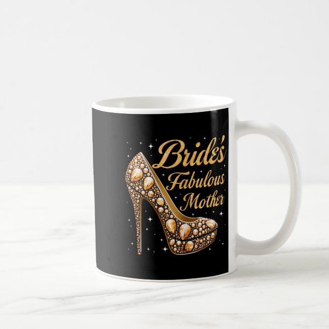 Fabelhafte Braut der Mutter, glücklicher Hochzeits Kaffeetasse (Rechts)