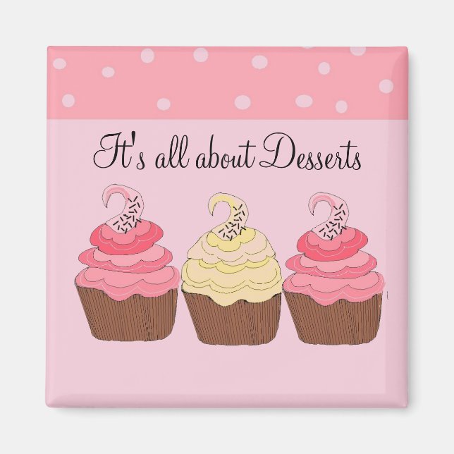 Fabelhafte Desserts Magnet (Vorne)
