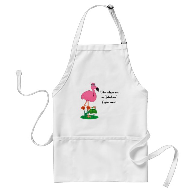 Fabelhafte Flamingo-Schürze Schürze (Vorne)