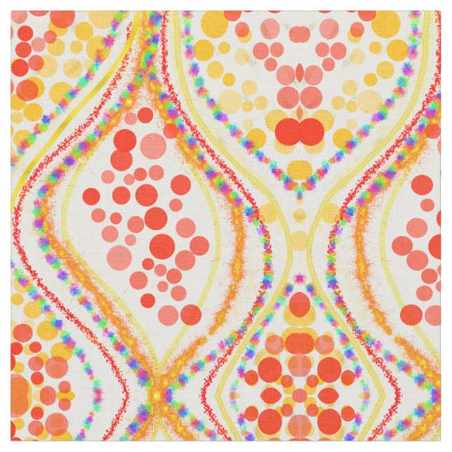 fabelhafte Orangen Stoff (Nahaufnahme)