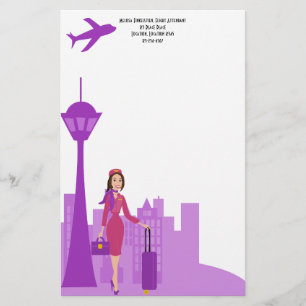 Fabelhafter Flugbegleiter Briefpapier