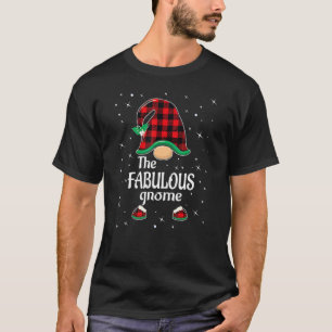 Fabelhafter Gnom Büffelkariert passende Familie Ch T-Shirt