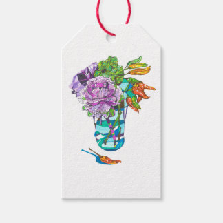 Fabelhafter Herbst-Blumenstrauß Geschenkanhänger