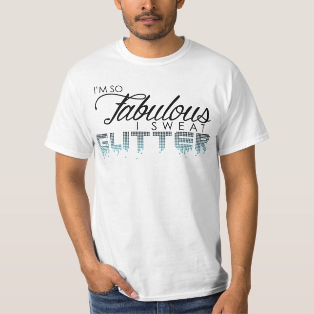 Fabelhafter homosexueller Glitzer T-Shirt (Vorderseite)