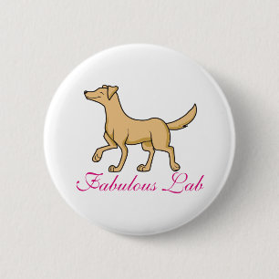Fabelhaftes Labrador retriever Button