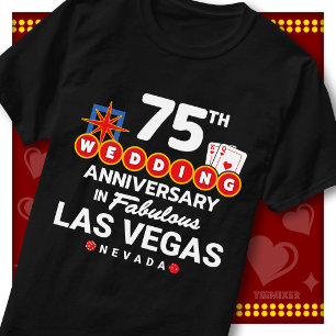 Fabelhaftes Las Vegas 75. Hochzeitspaar zum Jubilä T-Shirt