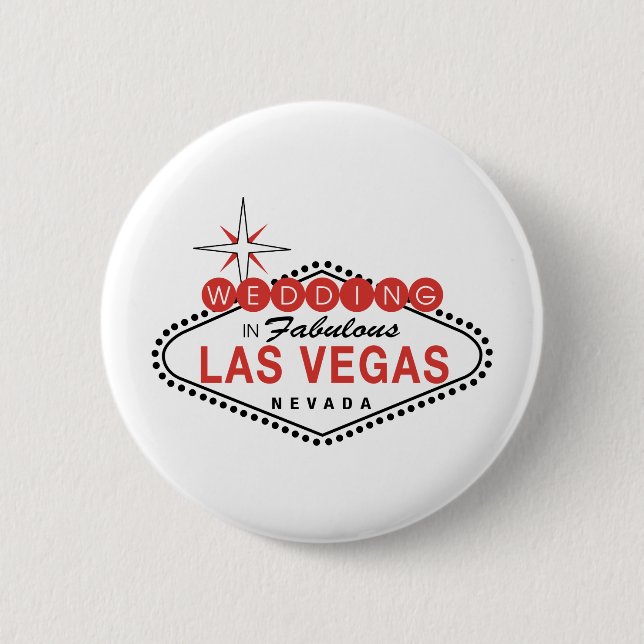 Fabelhaftes Las Vegas, welches die Schablone Button (Vorderseite)