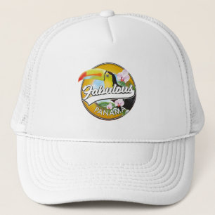 Fabelhaftes Panama Retro-Logo Truckerkappe