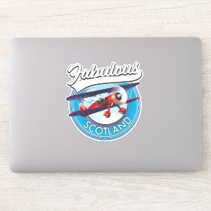 Fabelhaftes Schottland Retro-Reise-Patch Aufkleber