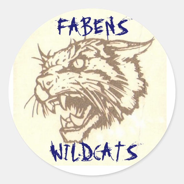 FABENS WILDCATS STICKER (Vorderseite)