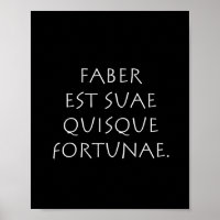 Faber est suae quisque glücke