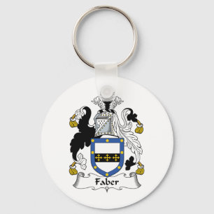 Faber-Familienwappen Schlüsselanhänger