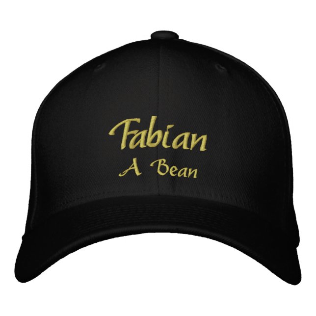 Fabian Name Cap / Hat Bestickte Kappe (Vorderseite)