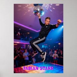 FABIAN STARR - DISCO BALL PLAKAT
