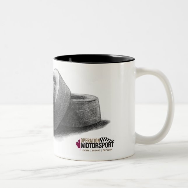 Fabio Napoleoni Opération Motorsport Coffee Mug (Droit)