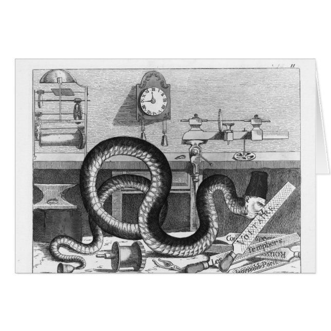 Fable du serpent et des dossiers (Devant horizontal)