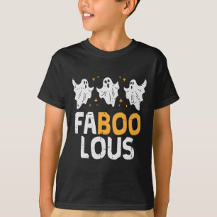 Faboolous Ghosts Funny Beängstigend Spooky Hallowe T-Shirt