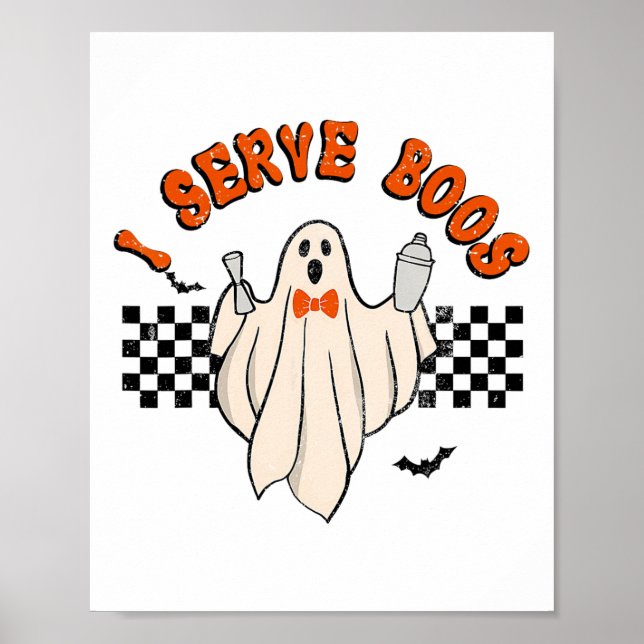 Faboolous Halloween Rtender Mixologe Ghost I Ser Poster (Vorne)