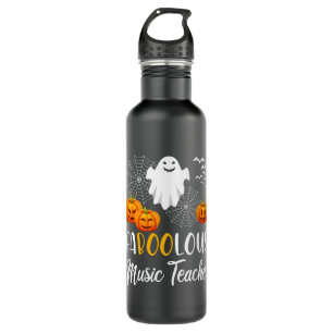 Faboolous Music Teacher Funny Pumpkin Boo Hallowee Edelstahlflasche