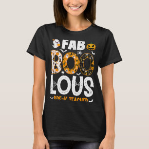 Faboolous PRE K PRE K Teacher Spooky Niedlich Hall T-Shirt