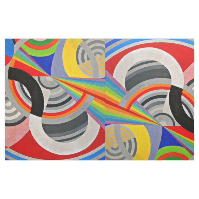 Fabric-Abstrakt-Robert Delaunay 4 Stoff (Fat Quarter (45,7 x 55,9 cm))