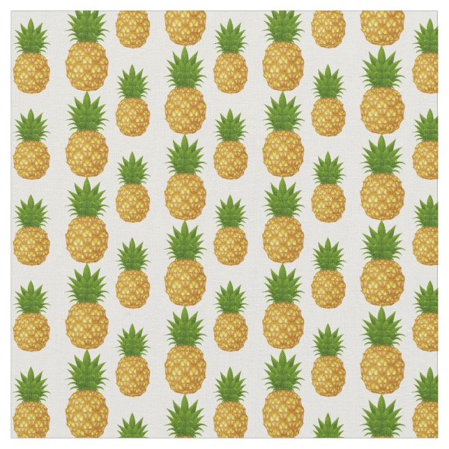 Fabric-Ananas-Print Stoff (Nahaufnahme)