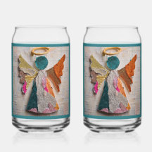 Fabric Angel Soda Glass