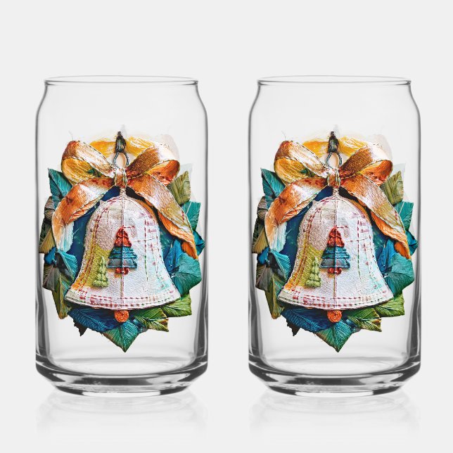 Fabric Bell Soda Glass Dosenglas (Vorderseite)