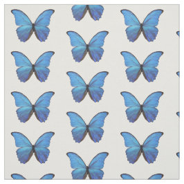 Fabric - Blaue Morpho-Schmetterlinge Stoff