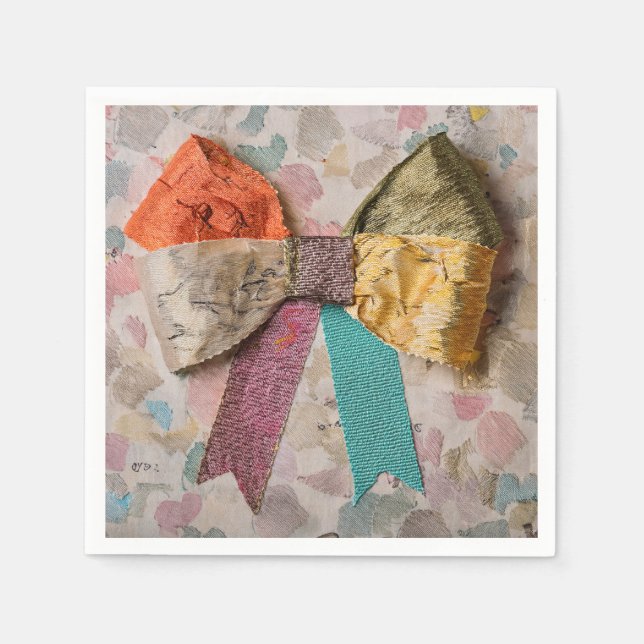 Fabric Bow Napkin Serviette (Vorderseite)