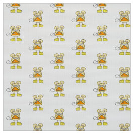 Fabric, Cheesy Mousey Pie Pizza Stoff