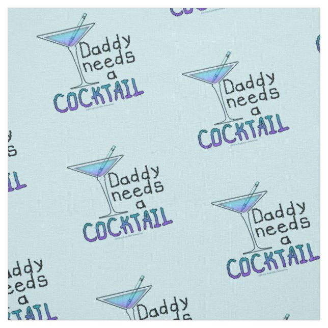 FABRIC - DADDY BRAUCHT EINEN COCKTAIL! STOFF (Muster)