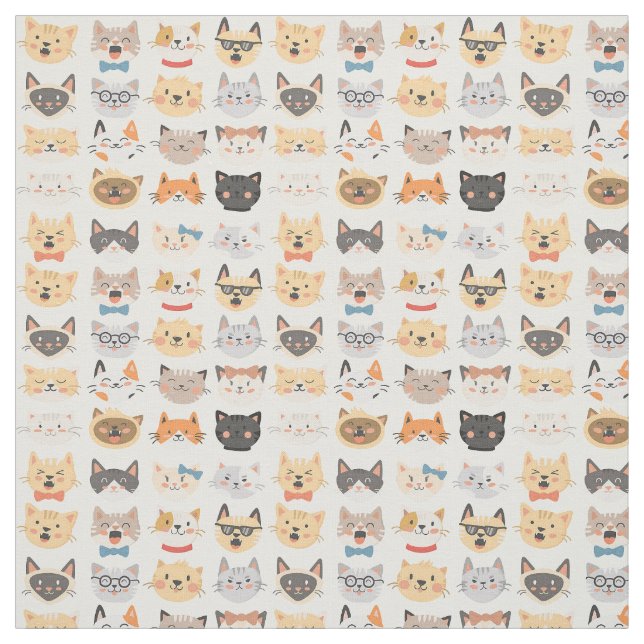 Fabric - Funny Face Stoff (Muster)