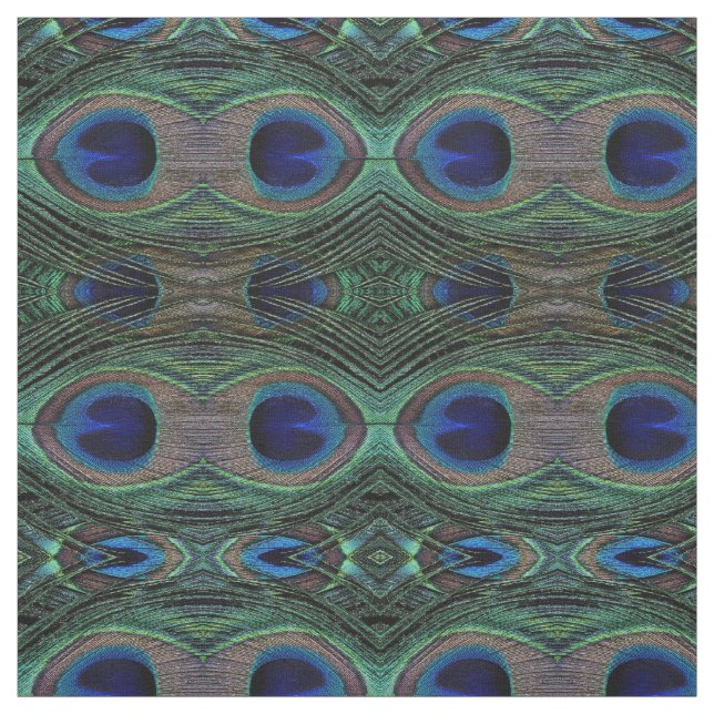 Fabric Peacock Feathers Stoff (Muster)