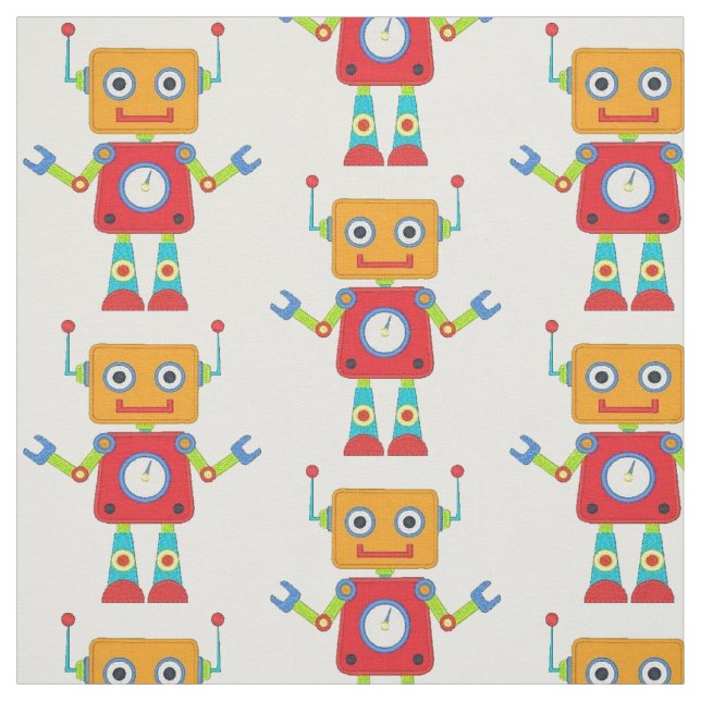 Fabric - Stitch Robot Stoff (Muster)