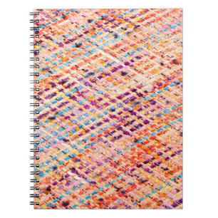 Fabric texture weave a large thread notizblock