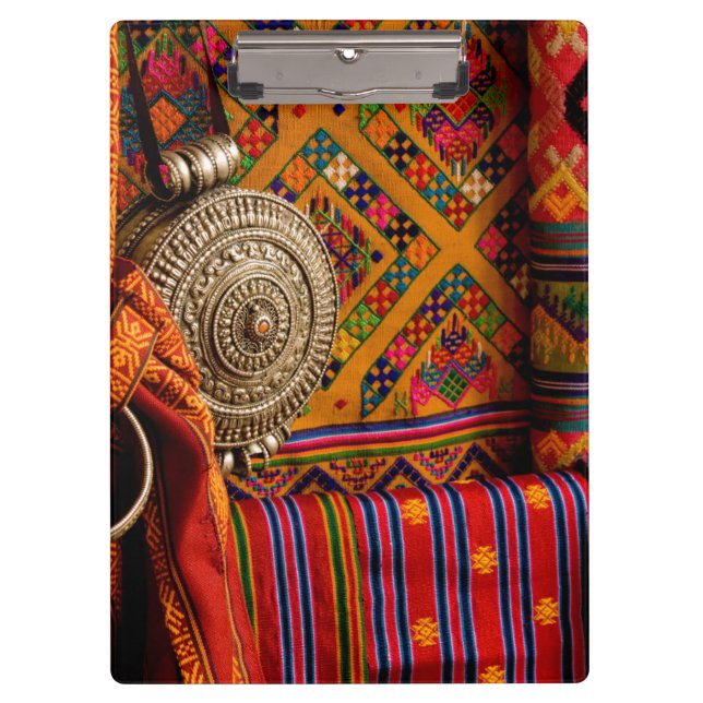 Fabrics, Bhutan Klemmbrett (Vorderseite)