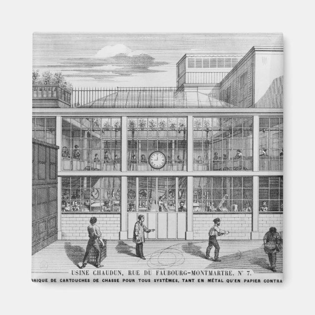 Fabrik für Schießpatronen, Usine Chaudun Magnet (Vorne)