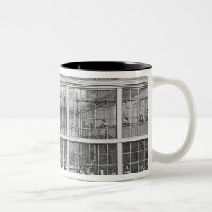 Fabrik für Schrotflintepatronen, Usine Chaudun Zweifarbige Tasse